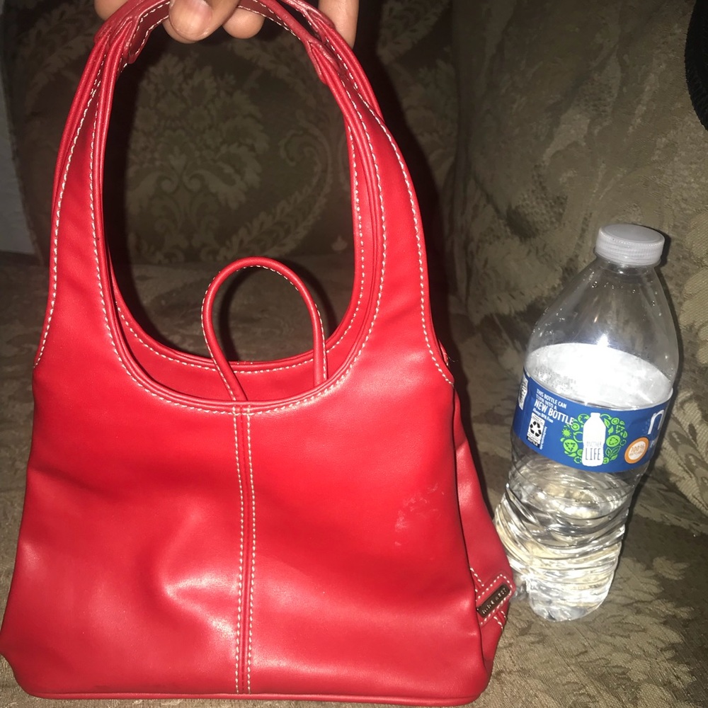 Mini RED LEATHER NINE WEST PURSE